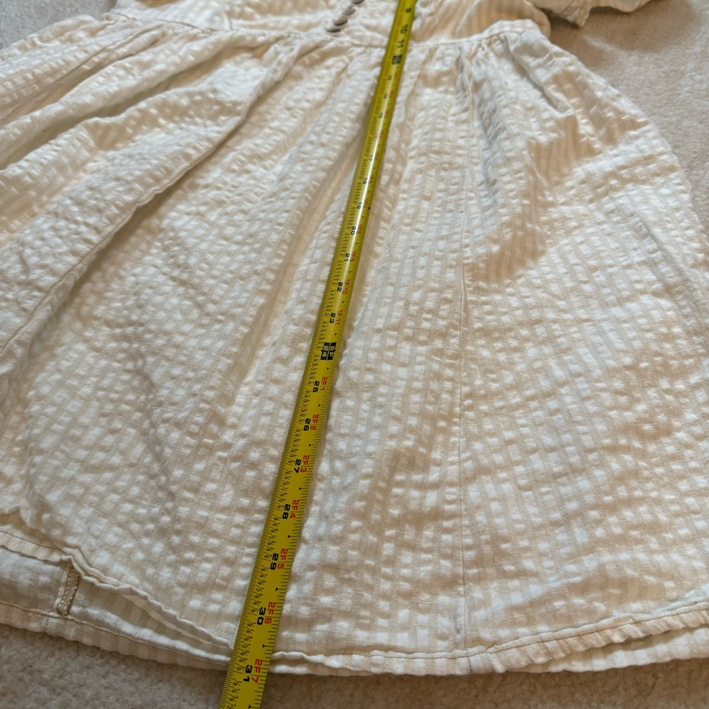 White Button-Front Dress - Picture 7 of 9